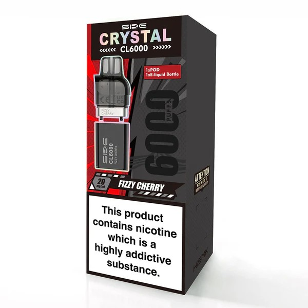 SKE CL6000 Pod Fizzy Cherry Vape Direct Store SKE CL6000 Pod Fizzy Cherry Vape Direct Store