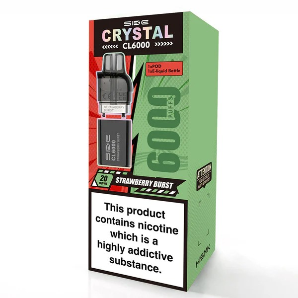 SKE CL6000 Pod Strawberry Burst Vape Direct Store SKE CL6000 Pod Strawberry Burst Vape Direct Store