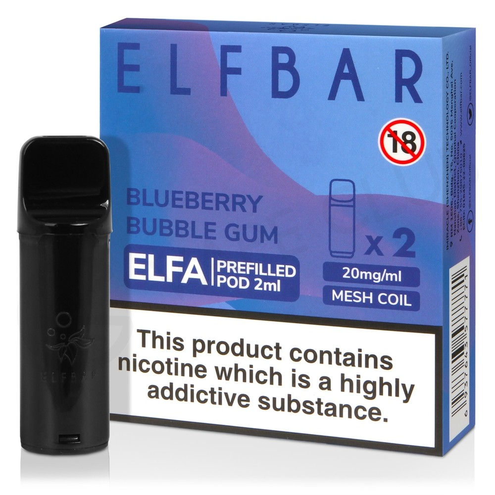 ELFA Blueberry Bubble Gum