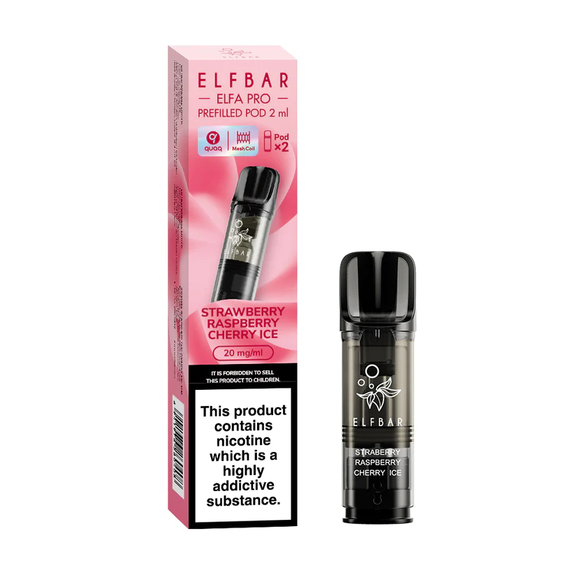 ELFA Pro Pod Strawberry Raspberry Cherry Ice