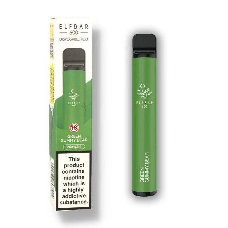 Elf Bar Green Gummy Bear 20mg