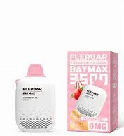 Flerbar Baymax Strawberry Ice Cream 3,500 Puff 0% Nicotine