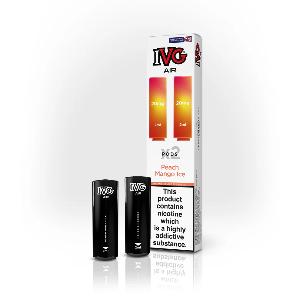 IVG Air PODs Peach Mango Ice (2 per pack)