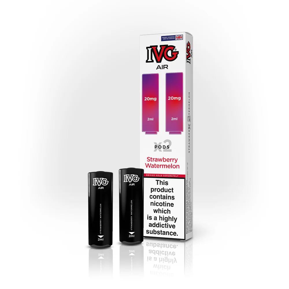 IVG Air PODs Strawberry Watermelon (2 per pack) Vape Direct Store IVG Air PODs Strawberry Watermelon (2 per pack) Vape Direct Store