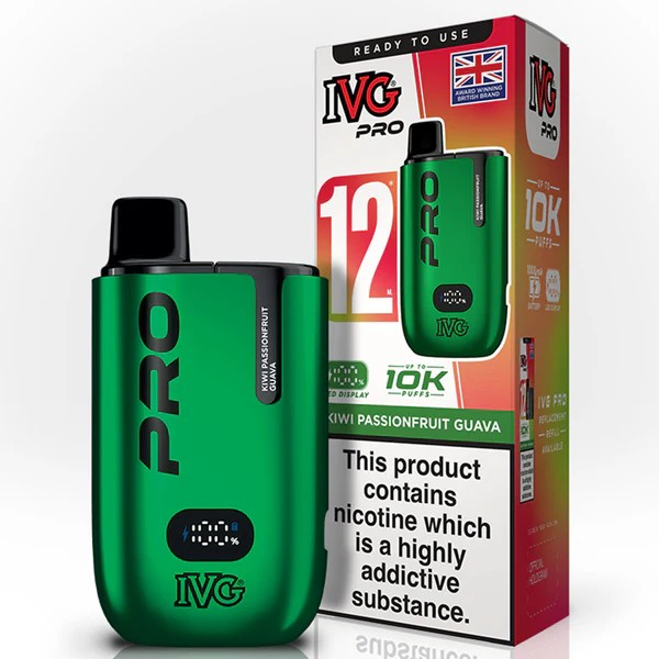 IVG PRO 12 Kiwi Passionfruit Guava 10K