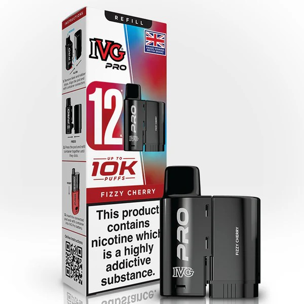 IVG Pro Prefilled POD Fizzy Cherry Vape Direct Store IVG Pro Prefilled POD Fizzy Cherry Vape Direct Store