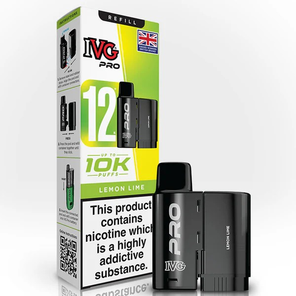 IVG Pro Prefilled POD Lemon Lime Vape Direct Store IVG Pro Prefilled POD Lemon Lime Vape Direct Store