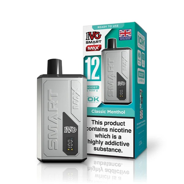 IVG Smart Max 10K Classic Menthol Vape Direct Store IVG Smart Max 10K Classic Menthol Vape Direct Store