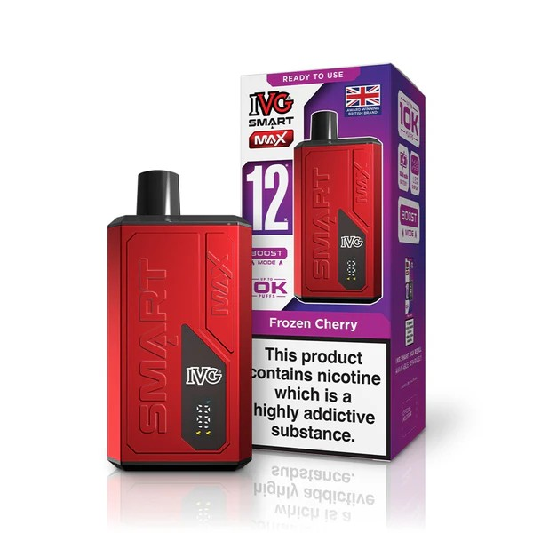 IVG Smart Max 10K Frozen Cherry Vape Direct Store IVG Smart Max 10K Frozen Cherry Vape Direct Store
