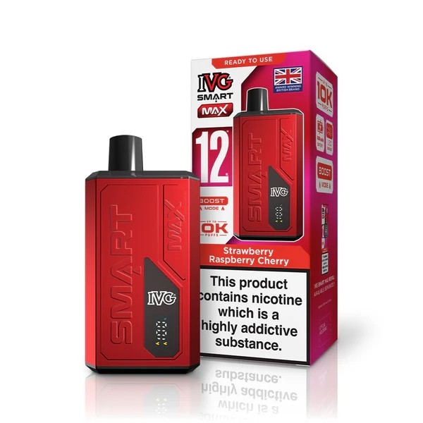 IVG Smart Max 10K Strawberry Raspberry Cherry Vape Direct Store IVG Smart Max 10K Strawberry Raspberry Cherry Vape Direct Store