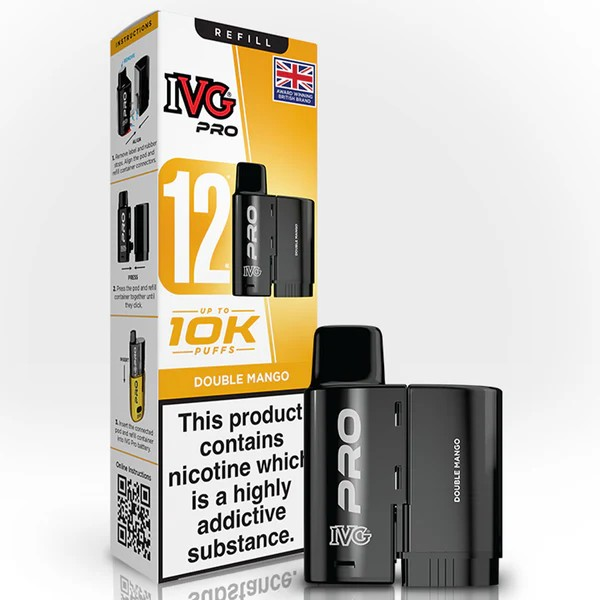 IVG Pro Prefilled POD Double Mango Vape Direct Store IVG Pro Prefilled POD Double Mango Vape Direct Store