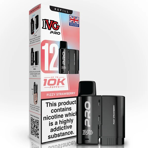 IVG Pro Prefilled POD Fizzy Strawberry Vape Direct Store IVG Pro Prefilled POD Fizzy Strawberry Vape Direct Store