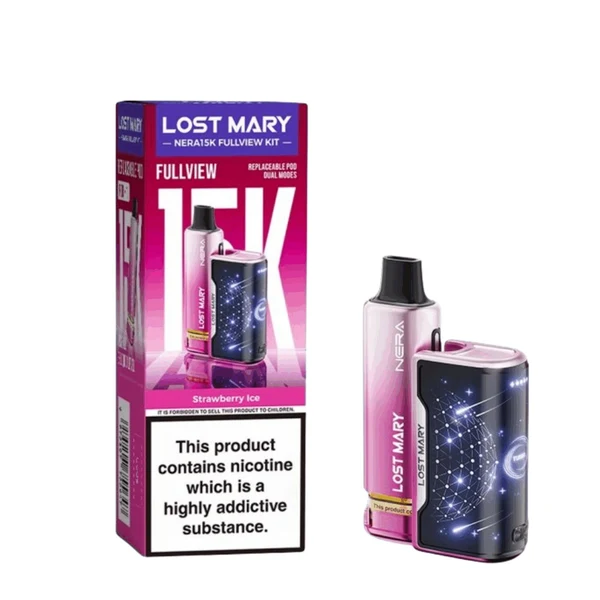 Lost Mary NERA 15K Kit Strawberry Ice