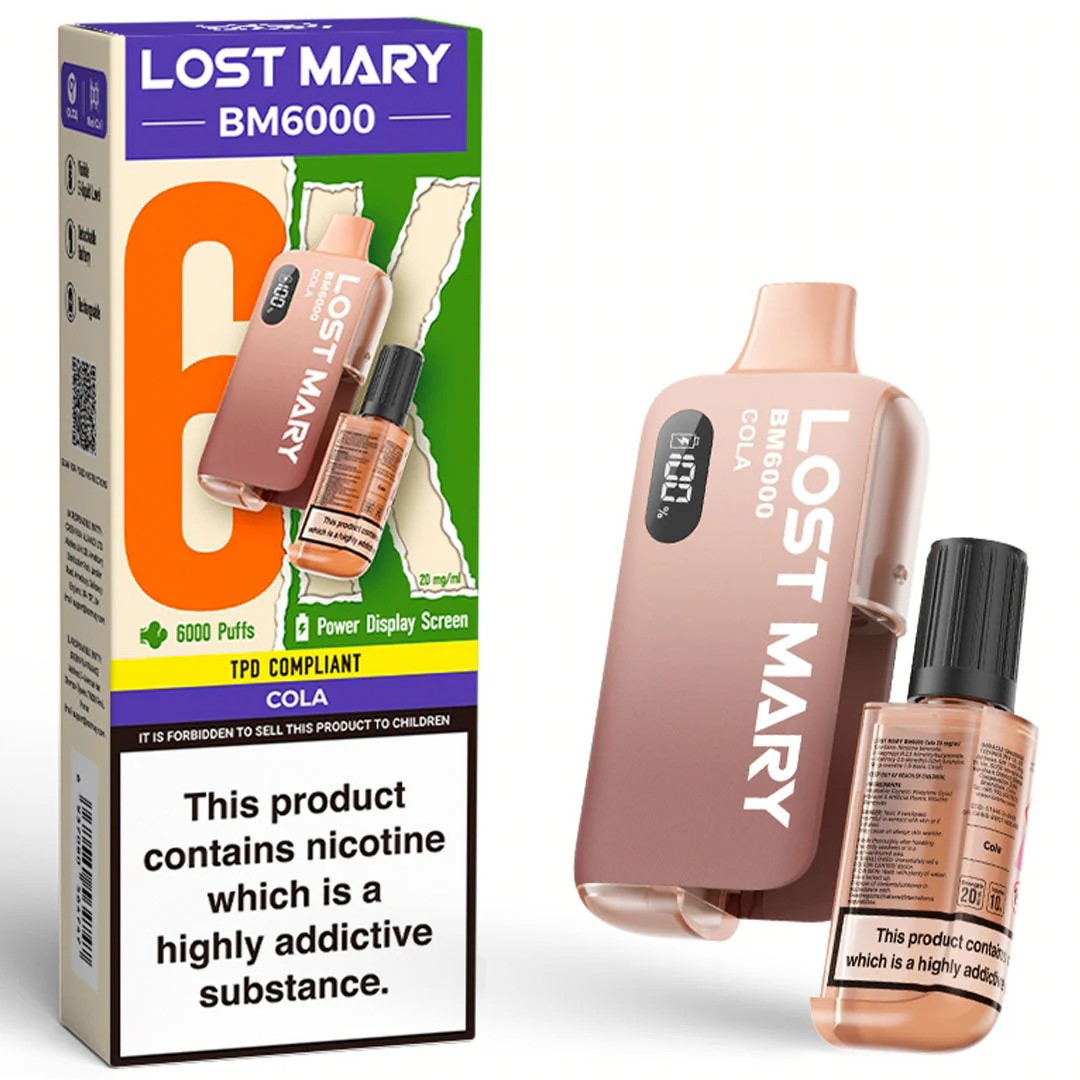 Lost Mary BM6000 Cola Vape Direct Store Lost Mary BM6000 Cola Vape Direct Store