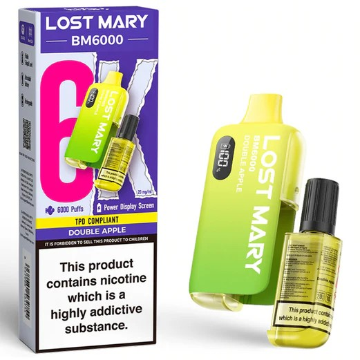 Lost Mary BM6000 Double Apple Vape Direct Store Lost Mary BM6000 Double Apple Vape Direct Store