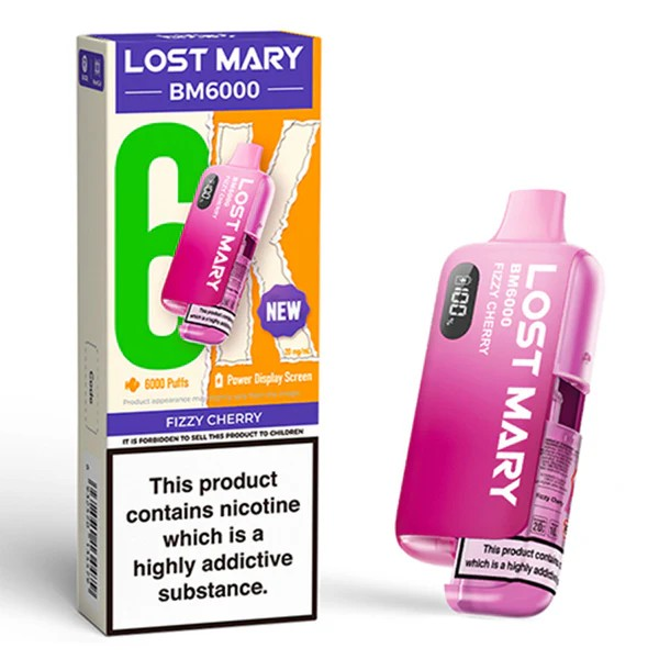 Lost Mary BM6000 Fizzy Cherry Vape Direct Store Lost Mary BM6000 Fizzy Cherry Vape Direct Store