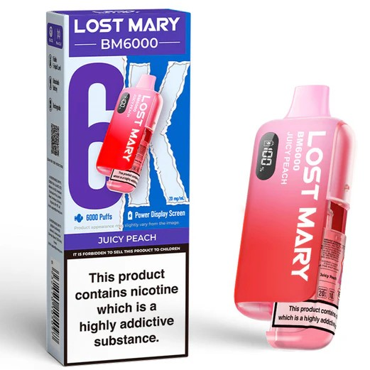Lost Mary BM6000 Juicy Peach Vape Direct Store Lost Mary BM6000 Juicy Peach Vape Direct Store