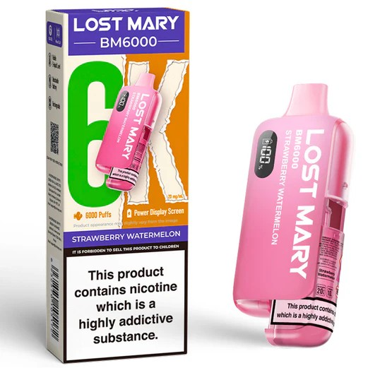 Lost Mary BM6000 Strawberry Watermelon Vape Direct Store Lost Mary BM6000 Strawberry Watermelon Vape Direct Store