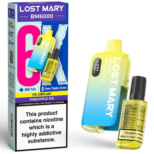 Lost Mary BM6000 Pineapple Ice Vape Direct Store Lost Mary BM6000 Pineapple Ice Vape Direct Store