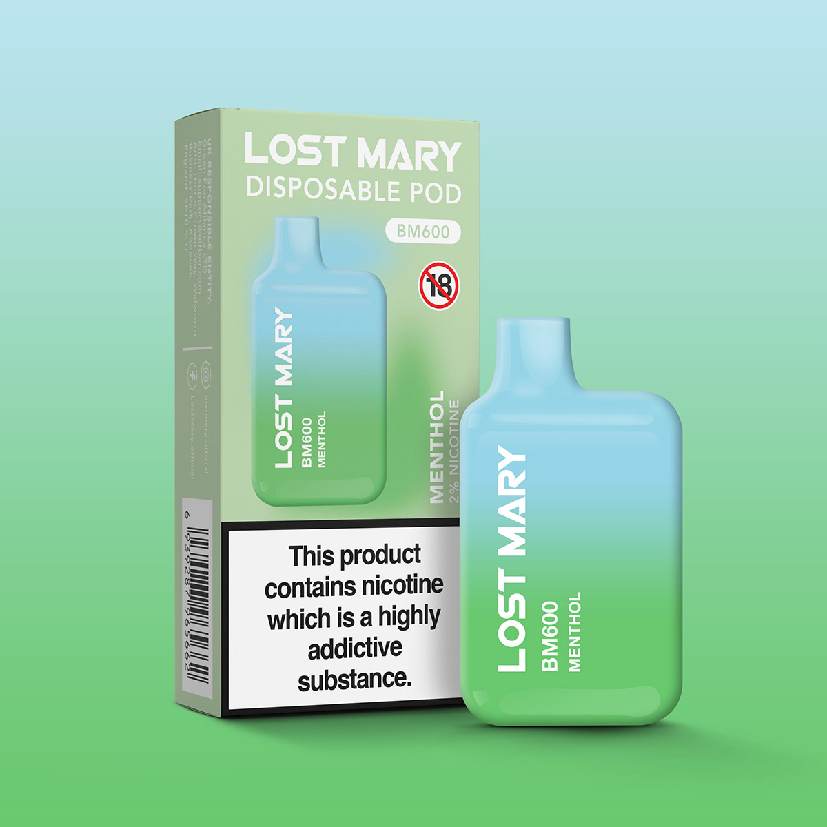 Lost Mary BM600 Menthol Disposable Vape