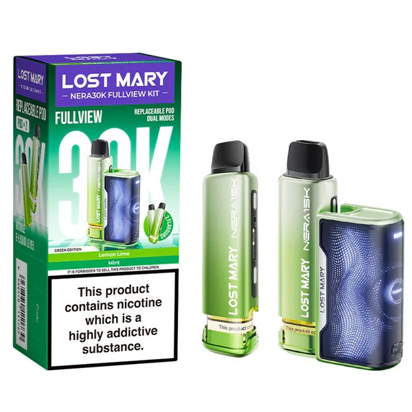 Lost Mary NERA Green Edition Kit 30K Vape Direct Store Lost Mary NERA Green Edition Kit 30K Vape Direct Store