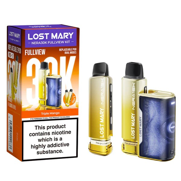 Lost Mary NERA Triple Mango Kit 30K Vape Direct Store Lost Mary NERA Triple Mango Kit 30K Vape Direct Store