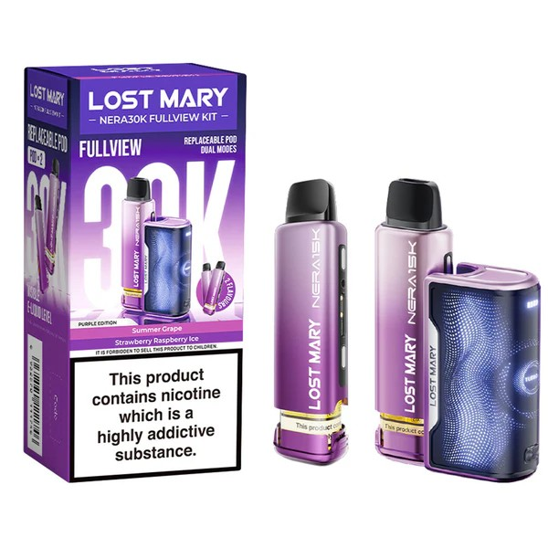 Lost Mary NERA Purple Edition Kit 30K Vape Direct Store Lost Mary NERA Purple Edition Kit 30K Vape Direct Store