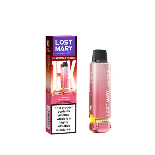 Lost Mary NERA Pod Strawberry Watermelon 15K Vape Direct Store Lost Mary NERA Pod Strawberry Watermelon 15K Vape Direct Store
