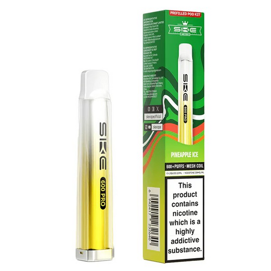 SKE Crystal 600 Pro Prefilled Kit Pineapple Ice