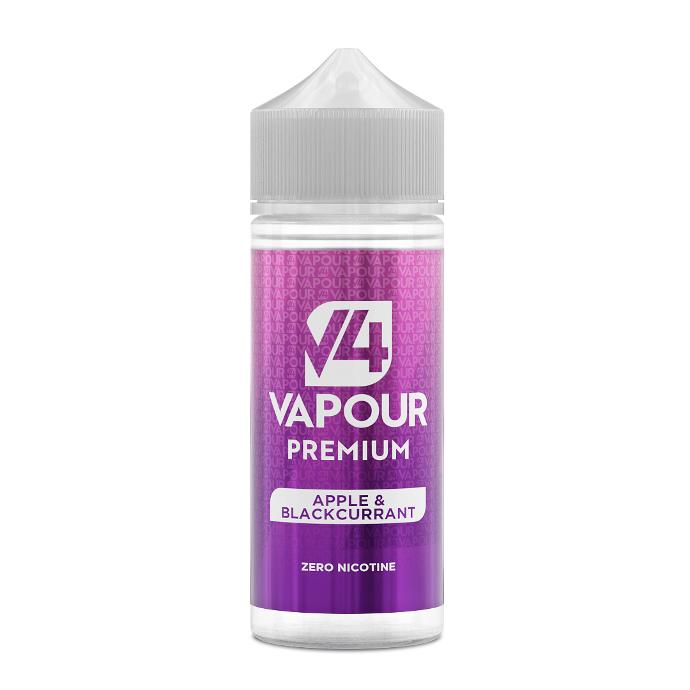 V4 Premium Apple & Blackcurrant 100ml