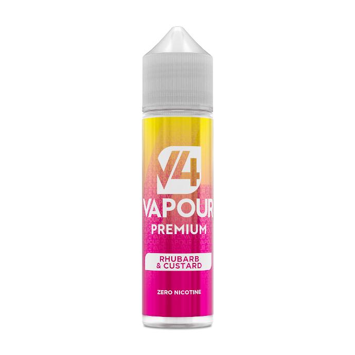 V4 Premium Rhubarb & Custard 50ml