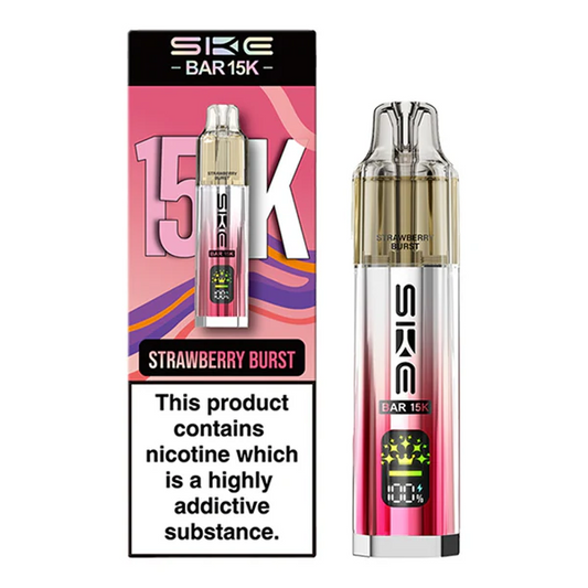 SKE Bar 15K Vape Kit Strawberry Burst