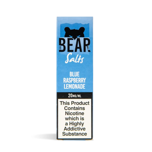 Bear Salts 10ml Nic Salt Blue Raspberry Lemonade 20mg