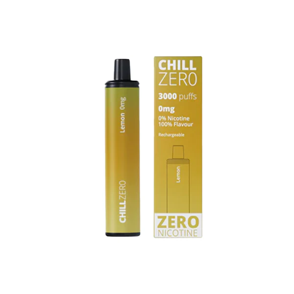 Chill Zero Lemon 3,000 Puff 0% Nicotine