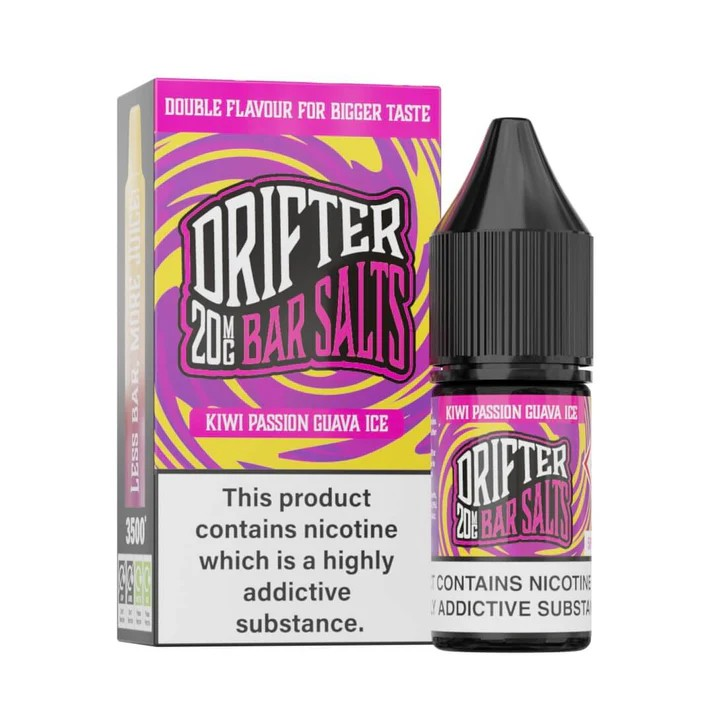 Drifter Nic Salts Kiwi Passion Guava Ice 20mg