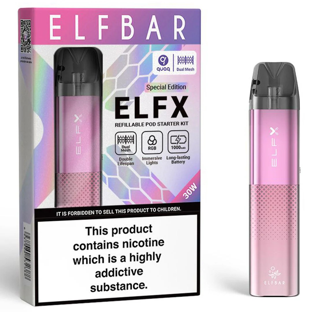 Elf Bar ELFX Vape Kit Pink