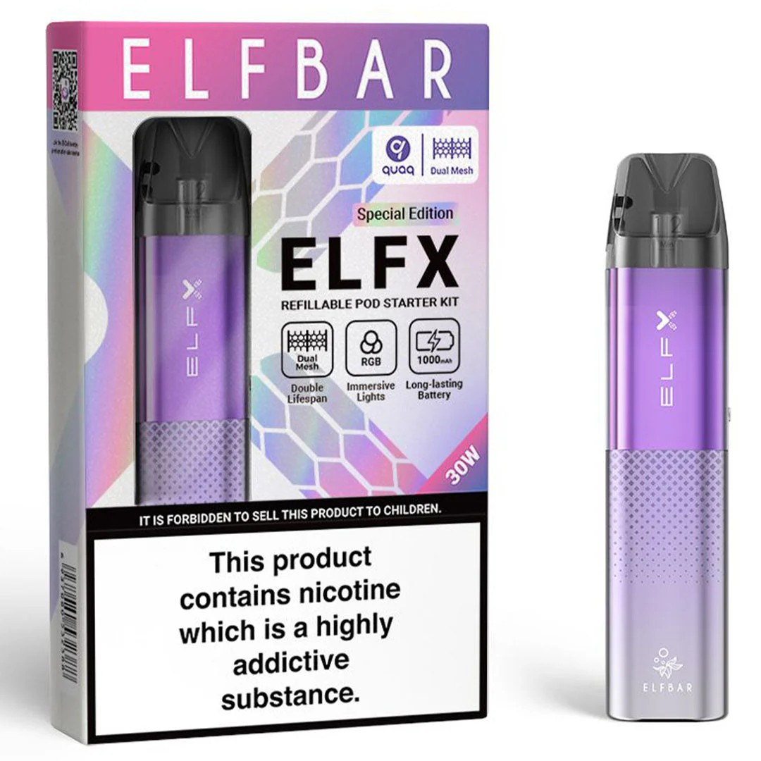 Elf Bar ELFX Vape Kit Purple