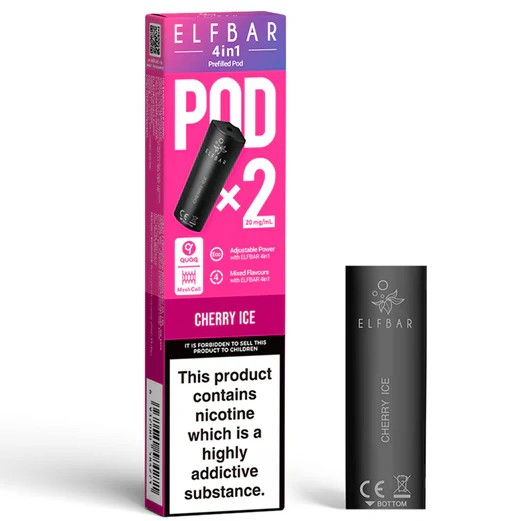 Elf Bar 4 in 1 Pod (Pack of 2) Cherry Ice