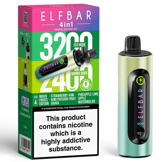 Elf Bar 4 in 1 Pod Kit Mixed Fruits Edition