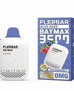 Flerbar Baymax Blue Razz 3,500 Puff O% Nicotine