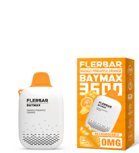 Flerbar Baymax 3,500 Mango Pineapple Orange 0% Nicotine