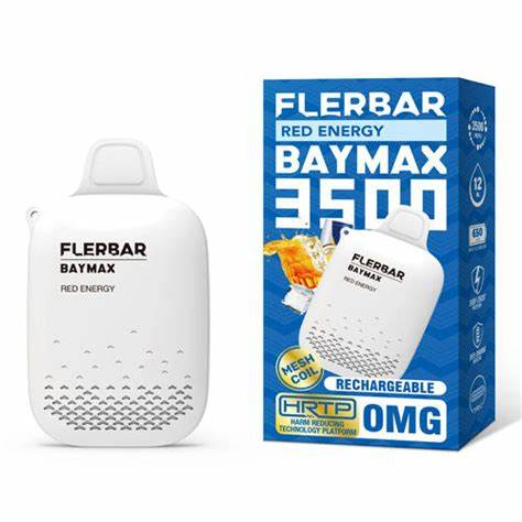 Flerbar Baymax 3,500 Red Energy 0% Nicotine
