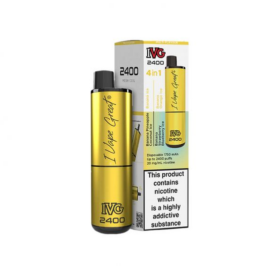 IVG 2400 Banana Edition Multi Flavour 4 in 1