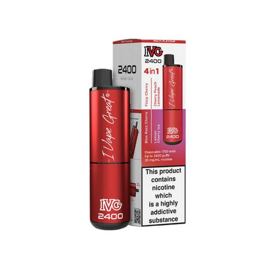 IVG 2400 Cherry Edition Multi Flavour 4 in 1