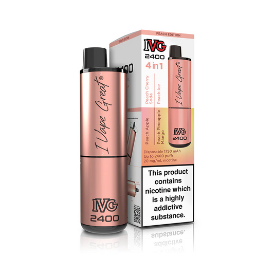 IVG 2,400 Multi Peach Edition 4 in 1