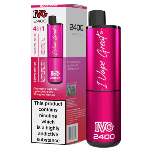 IVG 2,400 Multi Flavour Pink Edition