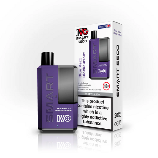 IVG Smart 5,500 Blue Razz Blackcurrant