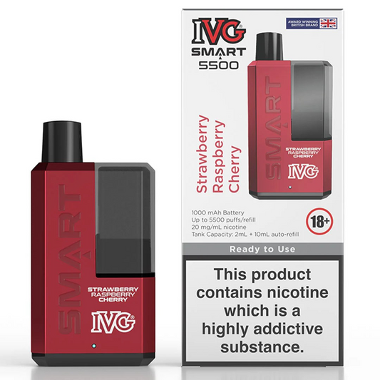 IVG Smart 5,500 Strawberry Raspberry Cherry