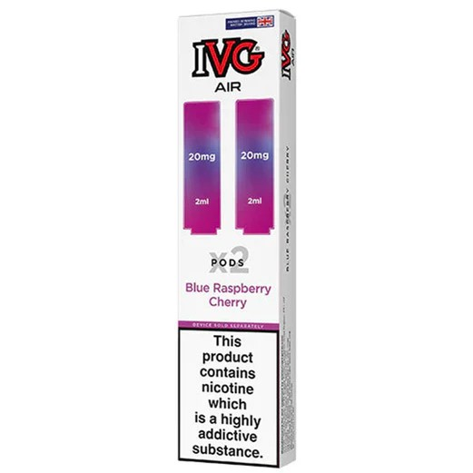 IVG Air PODs Blue Raspberry Cherry (2 per pack)