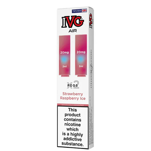 IVG Air PODs Strawberry Raspberry Ice (2 per pack)